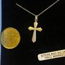 Sterling silver cross on a 925 chain Image 2