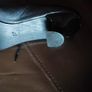 Dance shoes black tappers pointers ballroom flamenco genuine leather Vagabond with toe taps Size 37 Image 3