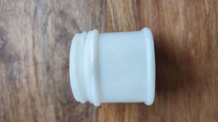Antique Pond's milk glass