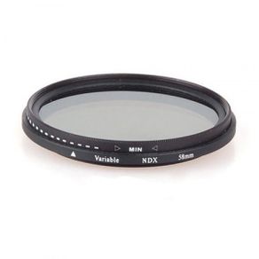52mm ND Filter Neutral Density Adjustable From ND2 to ND400