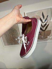 Vans burgundy trainers EUR 40.5