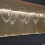 Set of 8 John Rosha very large wine glasses waterford crystal Image 2