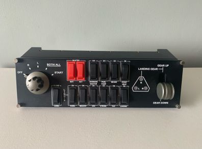 Logitech flight switch panel