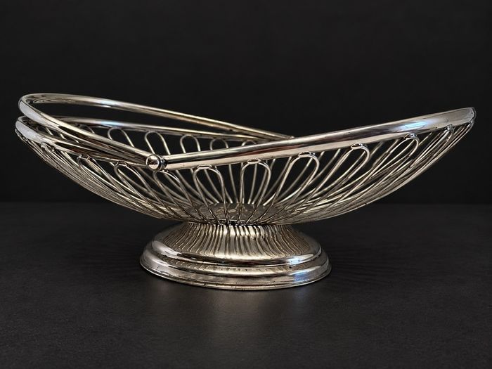 Vintage Silver-Plated Fruit Basket