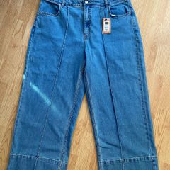 Wide Leg Jeans by Gallery BNWT Size UK 18