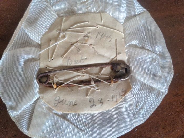 Vintage(80yrs) Communion Rosette And Medal