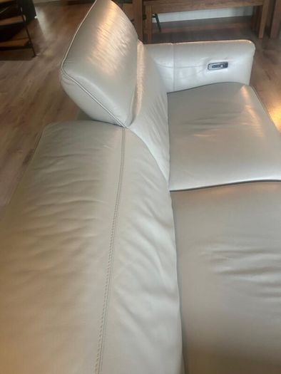 Natuzzi 3seater leather sofa like new