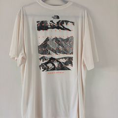 The North Face White Graphic T-Shirt XXL Never Stop Exploring