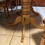 Pine Dining Table and Six Chairs. Solid. Heavy. Image 8