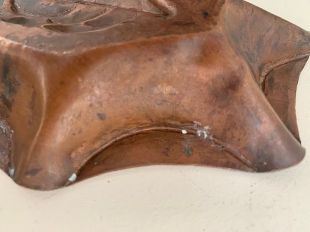 Vintage Irish Copper Crumb Tray