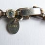 Vintage 18K White Gold Plated Bracelet length 8" Image 3