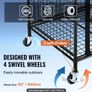 Rolling Sports Ball Storage Cart  50.7 x 50 x 54.5 cm Image 4