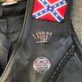 Motorbike leather waist coat Harley Davidson Image 3