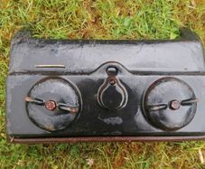 Cast Iron Vented Fire Gate 14''