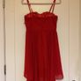 Red debs dress short/long Image 3