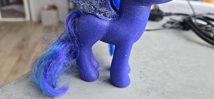 Luna Nightmare Moon Sparkle Glitter HTF 6 Inch Brushable MLP G4 My Little Pony 2016