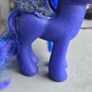 Luna Nightmare Moon Sparkle Glitter HTF 6 Inch Brushable MLP G4 My Little Pony 2016 Image 4
