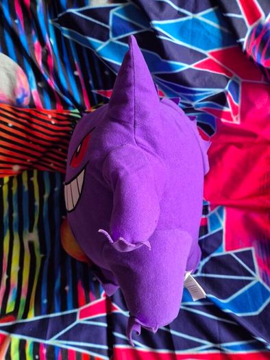 Large 50cm Pokemon Gengar Plush Toy Soft + Mysterious Collectible Teddy