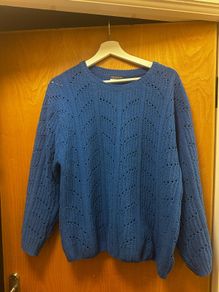 Royal blue soft jumper size large