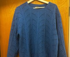 Royal blue soft jumper size large