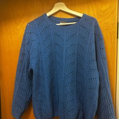 Royal blue soft jumper size large