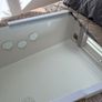 big rimless mirror that screw to wall. Have the 4 screws. In perfect condition. Box for transport Image 6