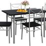 Dining Table Kitchen Table with 4 Chairs Image 4