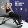 6 Back, 4 Seat, 3 Leg Levels, Workout EPE Foam Gym, PU -108x33x42-112cm, Foldable Fitness Bench for Home Gym, Compact Press, Exercises Image 3