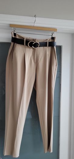 CAMBIO Kate tan cigarette style pants Sz 10UK - Bnwot -Rrp 159.90