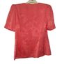 Vintage 80s 90s coral Andrea Gayle blouse size small Postage included Image 3