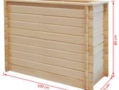 Garden Firewood Storage Shed Impregnated Pinewood