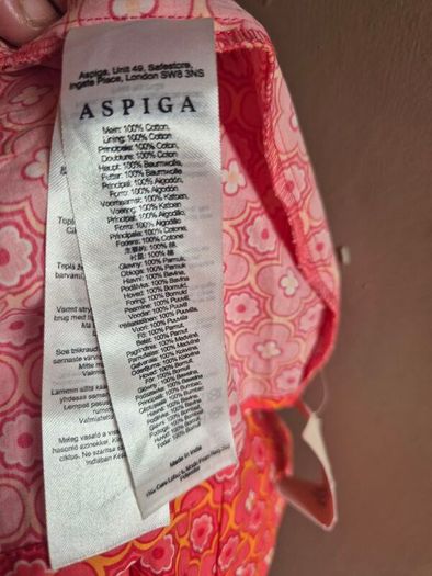 aspiga dress cotton with pockets postage included