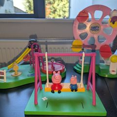 Peppa Pig Bundle (House, School, airplane, playground, picnic basket)