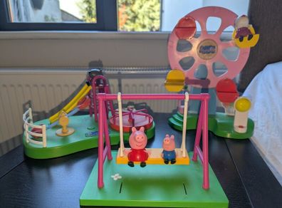 Peppa Pig Bundle (House, School, airplane, playground, picnic basket)