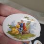 Antique Porcelain Portrait Plaques Cabochons Image 2