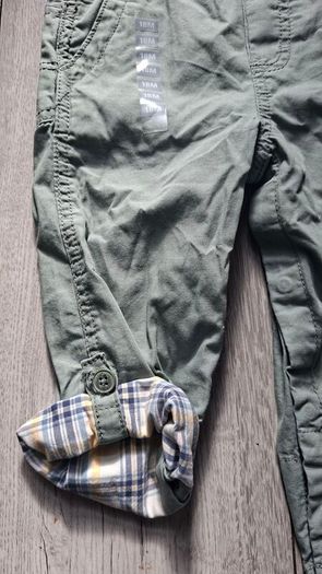 OshKosh B'gosh Convertible Canvas Overalls -Baby Boy