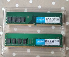 Crucial 16gb Kit (2x 8gb) Ddr4-2666 Udimm 1.2v Cl19