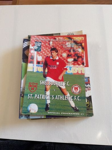 Shelbourne F.C. Football Programmes. Bundle. 24. Late 1990s Early 2000s.