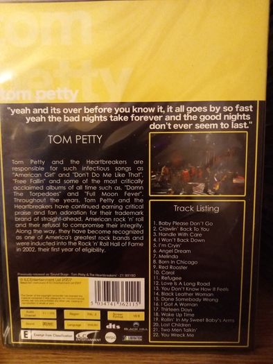 Tom Petty & The Heartbreakers- Soundstage Live In Concert Dvd New And Sealed Classic Rock Concert