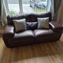 Italian Leather 3 Seater & 2 Seater Sofas Image 7