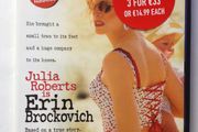 Erin Brockovich [2000] Julia Roberts, Aaron Eckhart &amp; Albert Finney [1xDVD Movie] Academy Award Winner
