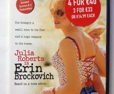 Erin Brockovich [2000] Julia Roberts, Aaron Eckhart & Albert Finney [1xDVD Movie] Academy Award Winner