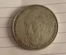 French 100 francs silver coin