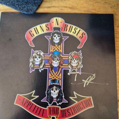 Guns N Roses Appetite for Destruction CD - signed by Duff