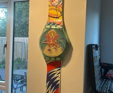 Swatch Maxi Wall Clock YURI 1991