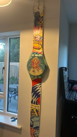 Swatch Maxi Wall Clock YURI 1991