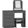 Modern Dressing Table Set With Mirror Multiple Colours Available (free Postage) Image 2