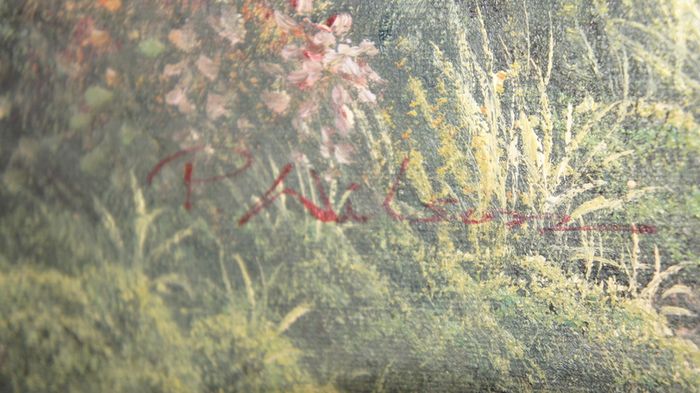 Oil Painting Picture  on canvas by, P.Wilson.