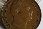 1831 Farthing king william IV british copper