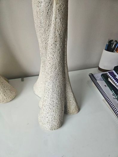 2 X Figurines  "lady Serenity" Ornaments LARGE From The Juliana Stone Featuring A Bronze And Stone Effect Finish.  Dimensions 62cm Heigh (25inches) X 22cm  Wide At Base.